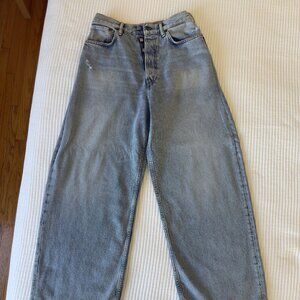 Acne Studios Wide-Leg High-Rise Men's Jeans (waist 30")